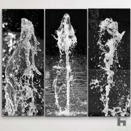Triptych: "Merlin, Water Fairy & Dance your Life", magic of water 