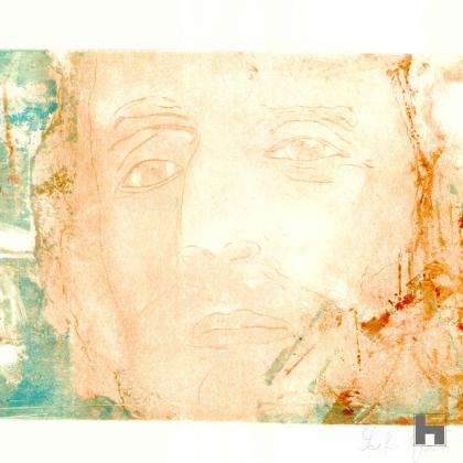 Detail visage et signature soul portrait 16