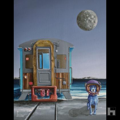 The Crossing, Acrylic on canvas