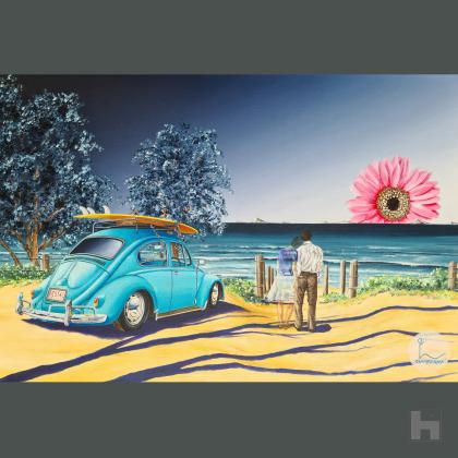 Peinture surréaliste - wish you were here