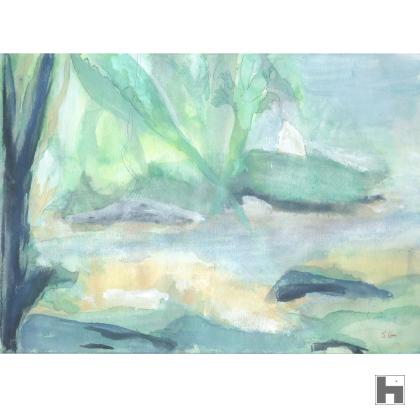 En suivant le flot de la rivière 
