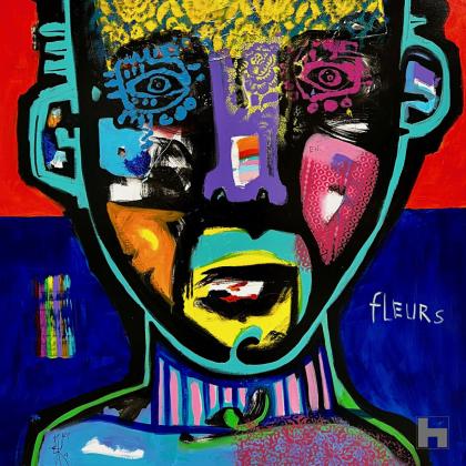 La tête en fleurs