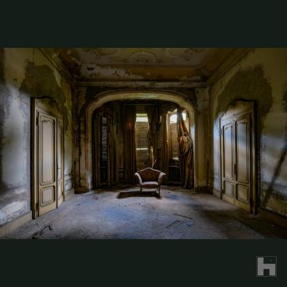 photographie villa italienne abandonnée 